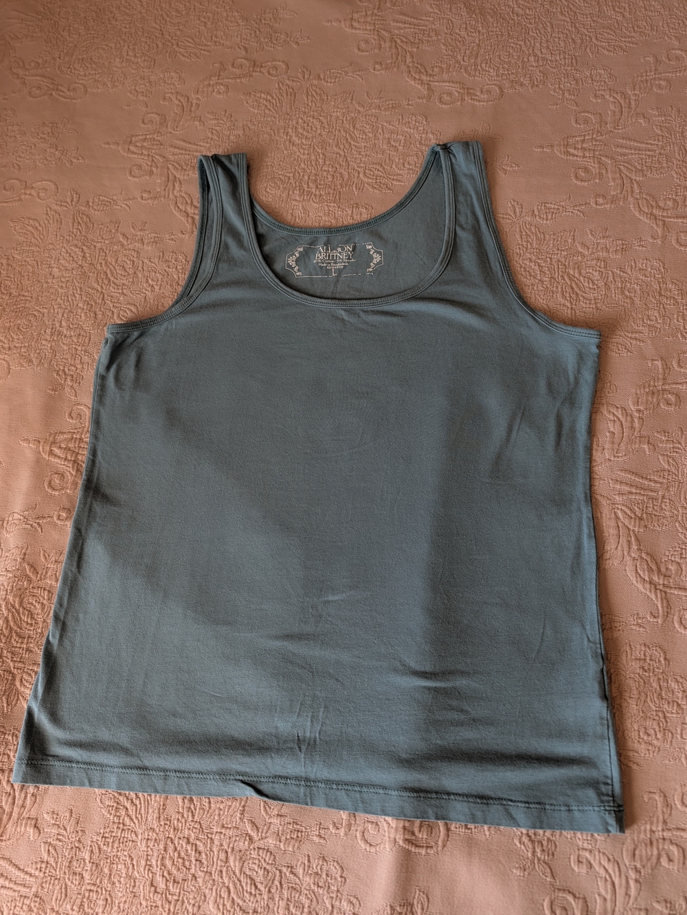 Allison Brittney Women's Slate Gray Scoop Neck Tank